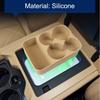 For BYD Leopard 8 Car Center Console Fridge Silicone Pad Mat Refrigerator Grid Anti-slip Water Holder Organizer Car Accessories