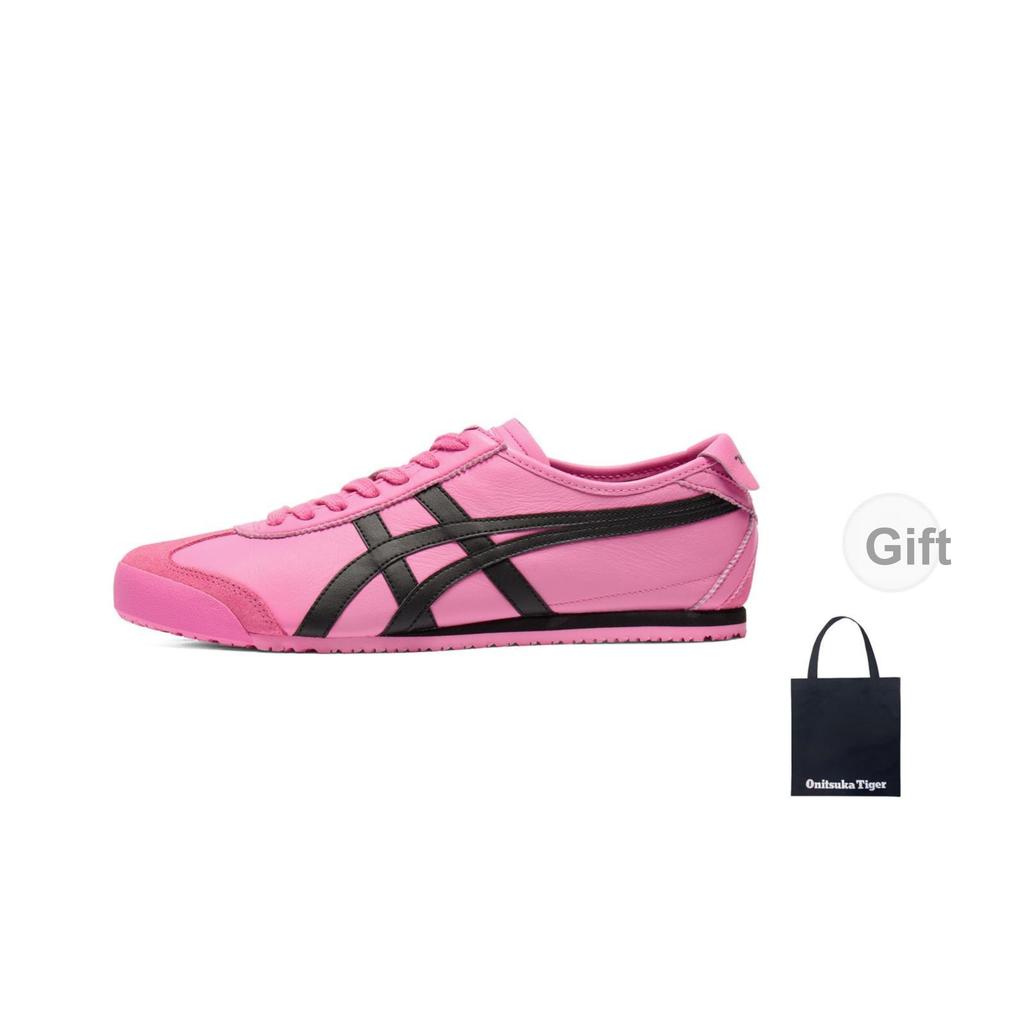 ONITSUKA TIGER Mexico 66 Dragon Fruit Black Unisex Sneakers Pink 1183C102-701