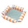 New Arrival Adult Inflatable PVC Water Lounger - Striped Mesh Floating Hammock