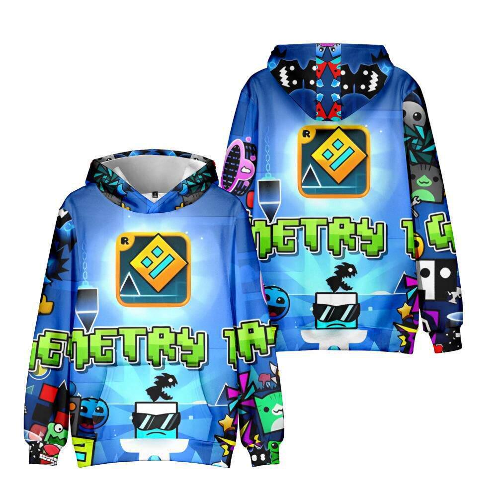 YMQ235 3D Digital Art Plus Size Hoodie - European & American Style