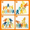 Wooden Cute Little Man Balance Stack Jenga Fun Early Education Hands-on Balance Ability Training Puzzle Enlightenment Toy