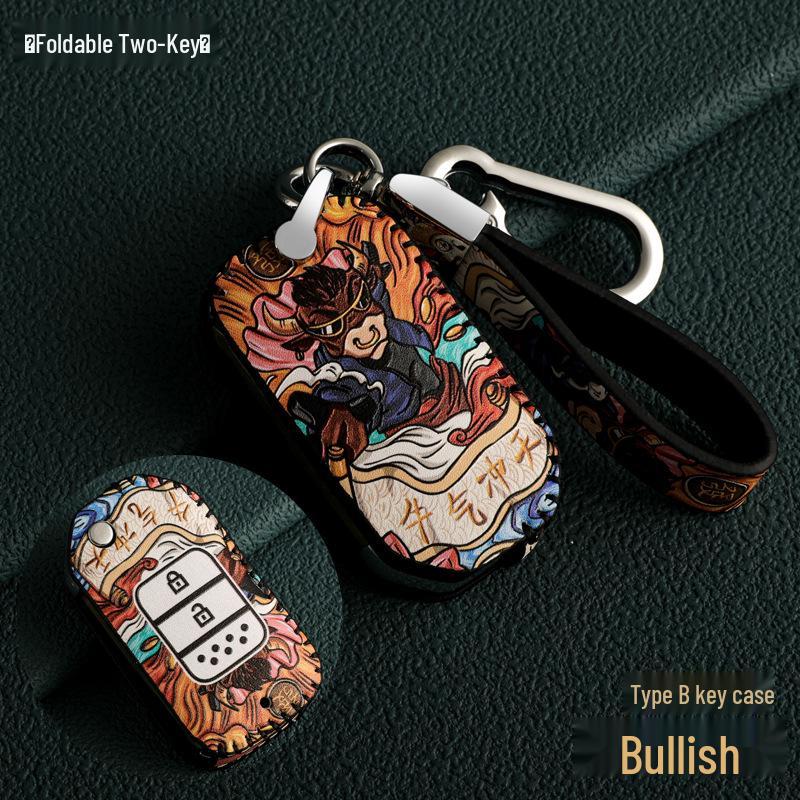 Honda Autoschlüsselhülle für Accord 10. Generation, Civic, Breeze, XRV, Lingpai, Vezel, Avancier, CRV, Envix, Guochao