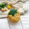 Girls Kindergarten Fashionable Plush Strawberry Chain Bag 2023 Soft Breathable Wearresistant Coin Purse