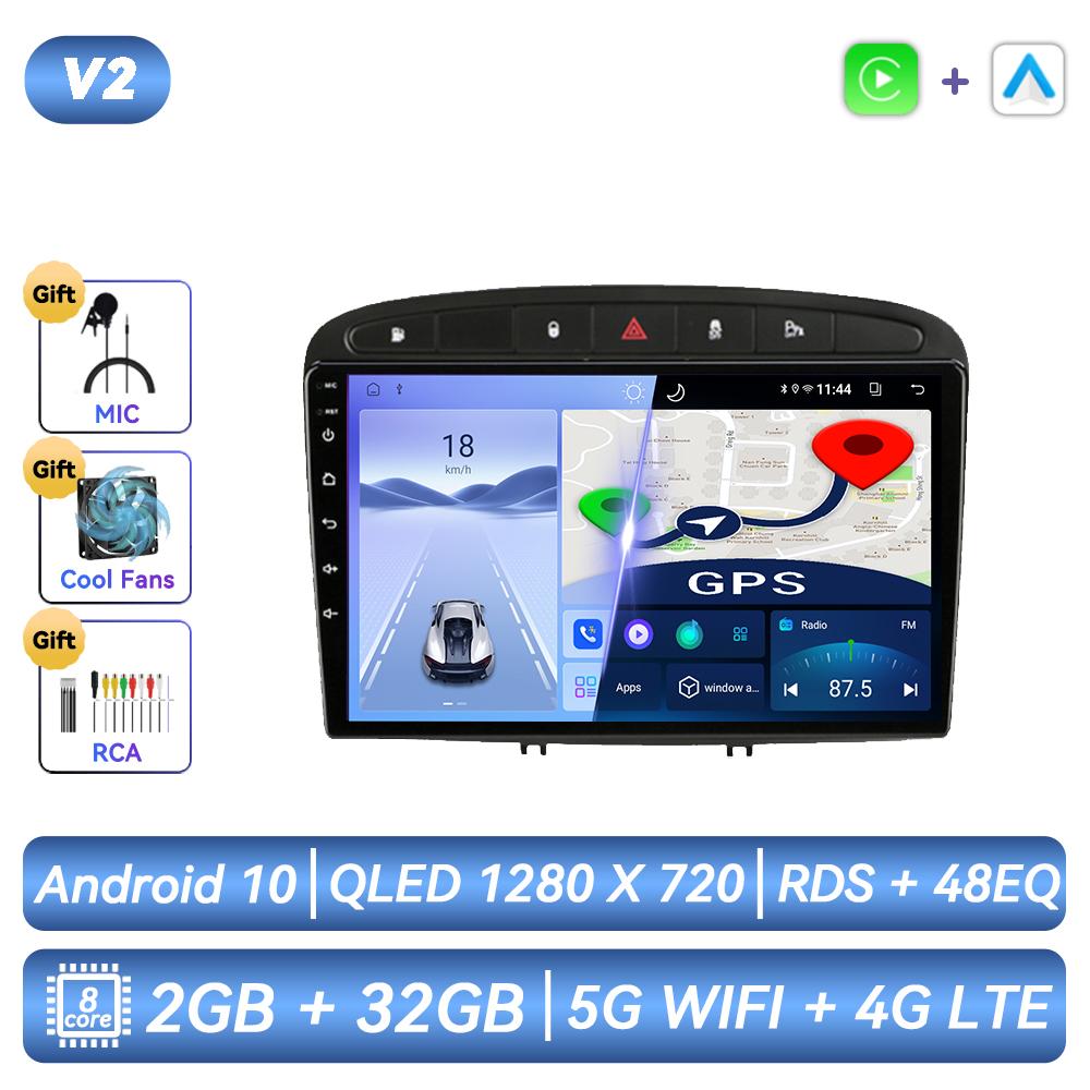 Car Radio For Peugeot 408 308 308SW 2012 - 2020 Android Multimedia Video Player Navigation GPS Carplay Touch Screen Auto Stereo Intelligent Systems