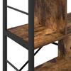 Bookshelf Smoked Oak 75 x 30 x 91 cm Particleboard