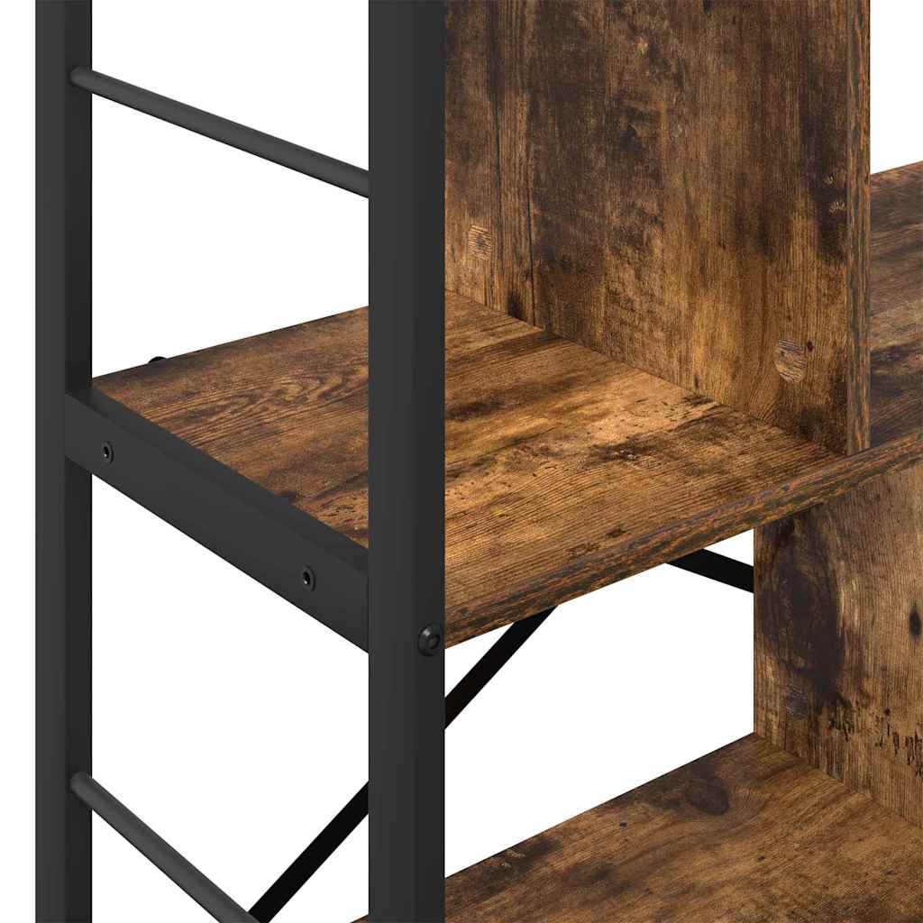Bookshelf Smoked Oak 75 x 30 x 91 cm Particleboard
