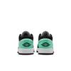 Air Jordan 1 Low Shoes White Black Green Glow 553558-131