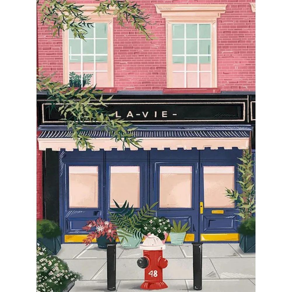 Diamant-Gemälde voller Bohrer, Stadtlandschaft, rundes Diamant-Gemälde, handgefertigte Kunst, Mandala, Diy-Diamant-Mosaik-Gemälde, Heimdekoration