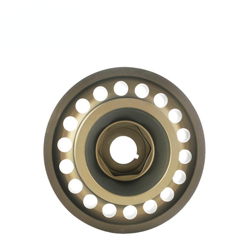 Aluminum Light Weight Crank Crankshaft Pulley Fit For 1993-2001 Honda Prelude H22 VTEC