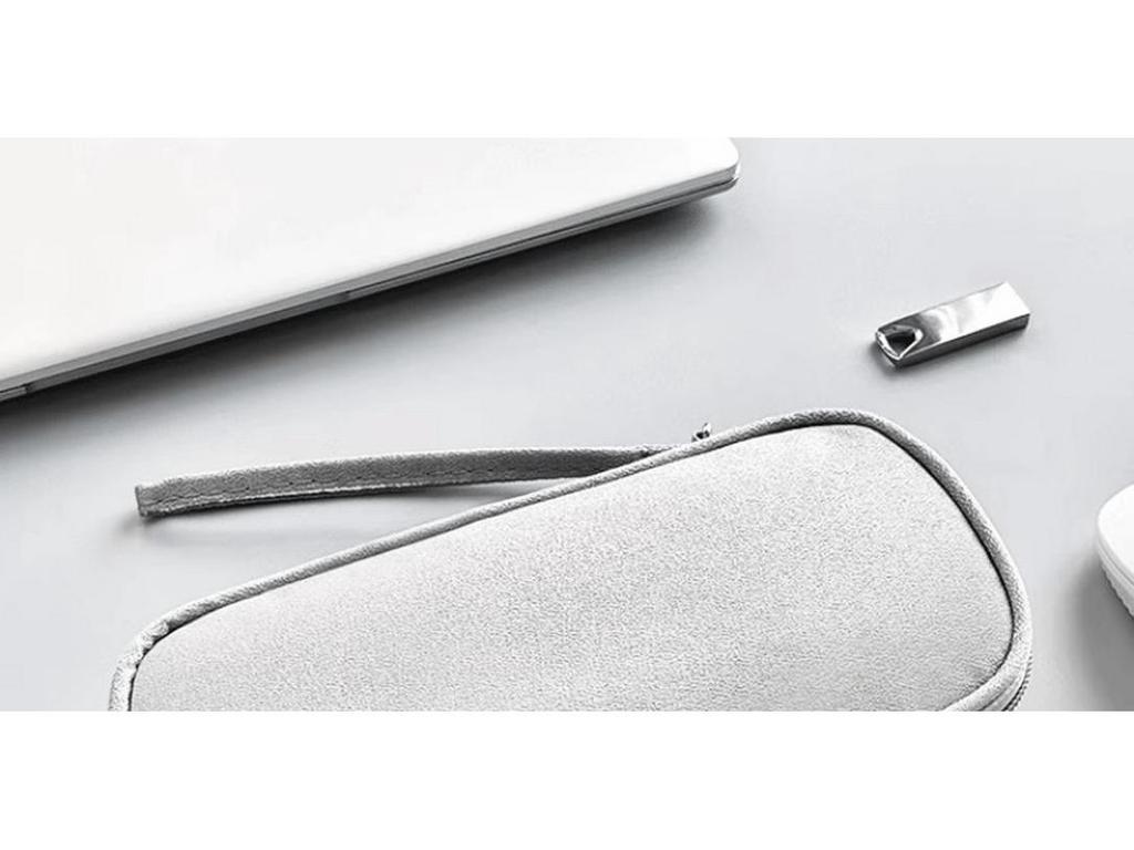 Portable Travel Essential: Data Cable, Power Bank, and Earphone Storage Bag