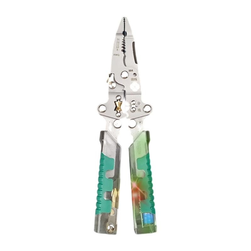 

Professional Electrician Wire Stripping and Cutting Pliers With Ergonomic Grip for Clean Safe Cut Industrial Easy To Use