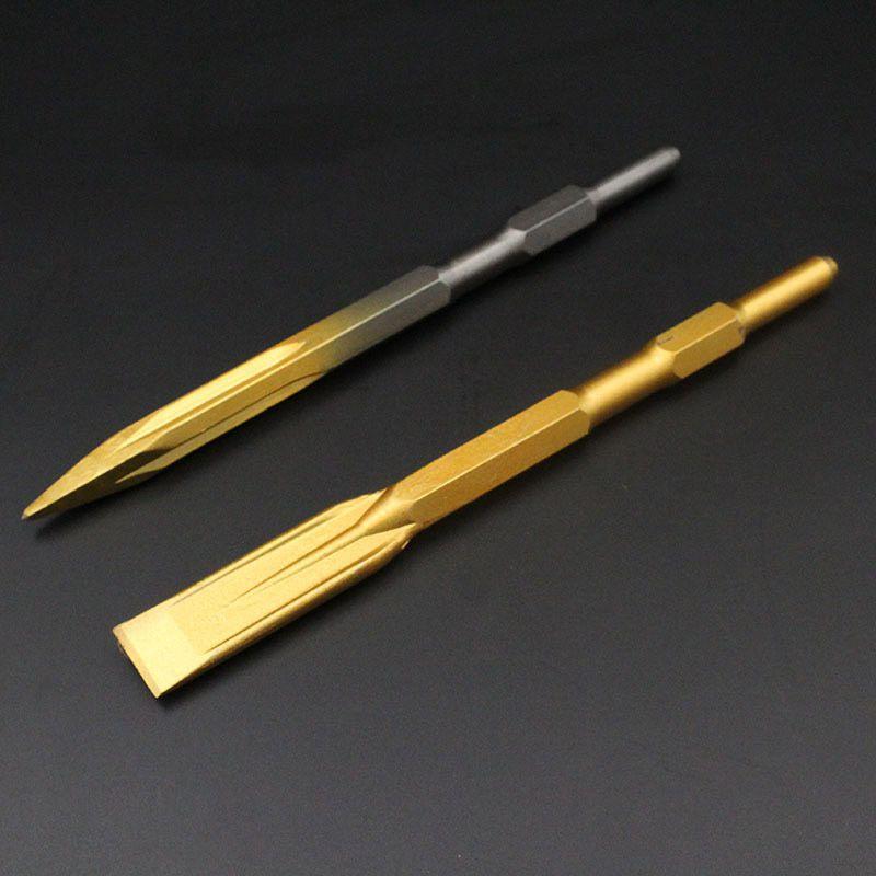 Hammer Rotary Advanced Chisel Bits Set Chrome Steel Tile Bull Point Chisel