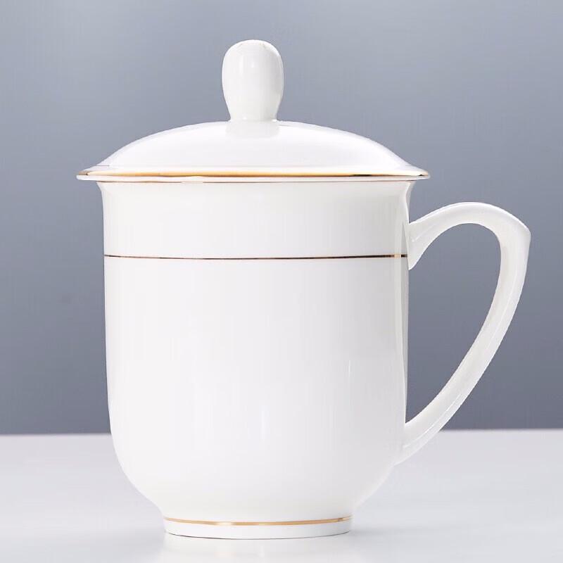 Jingxun Ceramic Tea Cup with Lid