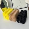 Plüsch Kosmetiktasche Tragbare Reise Make-up Tasche Flauschige Kulturtasche für Damen Hautpflegeprodukte Make-up Pinsel