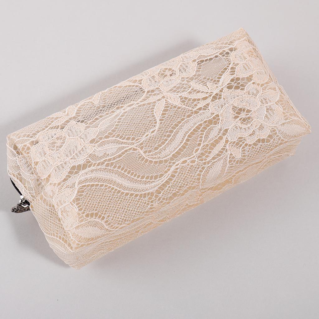 Beautiful Floral Lace Pencil Case Zipper Portable Pencil Pouch Girl Stationery Organizer Student School Supplies Back To School