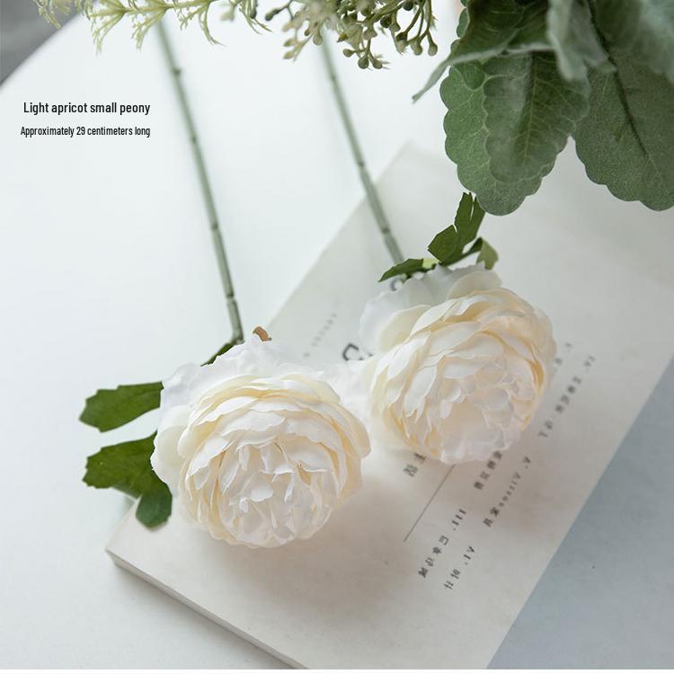 Wabi-Sabi Retro Floral Arrangement with Eucalyptus & Reed Grass for Home Decor & Photography