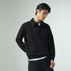Lilang Men's Cotton Blend Long-Sleeve Polo Shirt