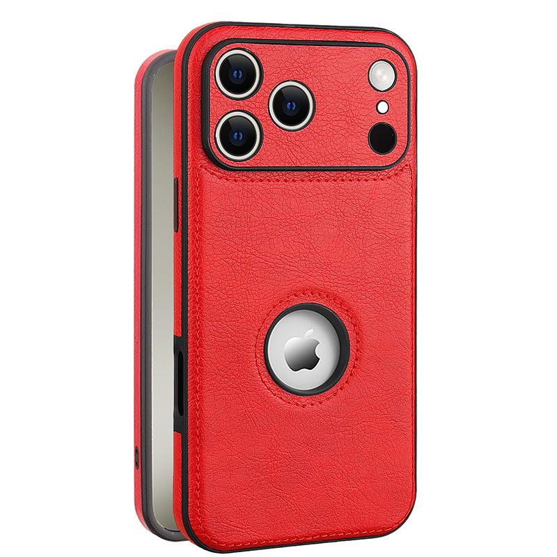 High-grade Leather Phone Case for Apple 17 Pro Max/16 Pro/15 - Trendy & Protective Design
