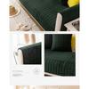 Plush Sofa Cushion Autumn And Winter Thickening Non-Slip Sofa Cover Living Room Solid Color Sofa Back Cover Armrest Towel