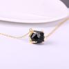 KELITCH Top Crystal Pendant Necklace Fashion Gold Chain for Women Jewelry Gift (Brown Gold)
