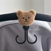 Multifunctional Baby Stroller Hook Bear Shape Stroller Accessories Durable Hanging Hook  Bike