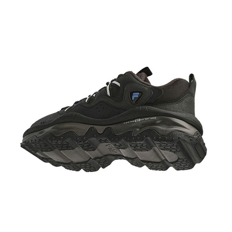 Fila Fusion Fabric Synthetic Leather Versatile Comfortable Shock Absorbing Wear Resistant Breathable Low Top Casual Shoes Men Sneaker T12M341113FBB