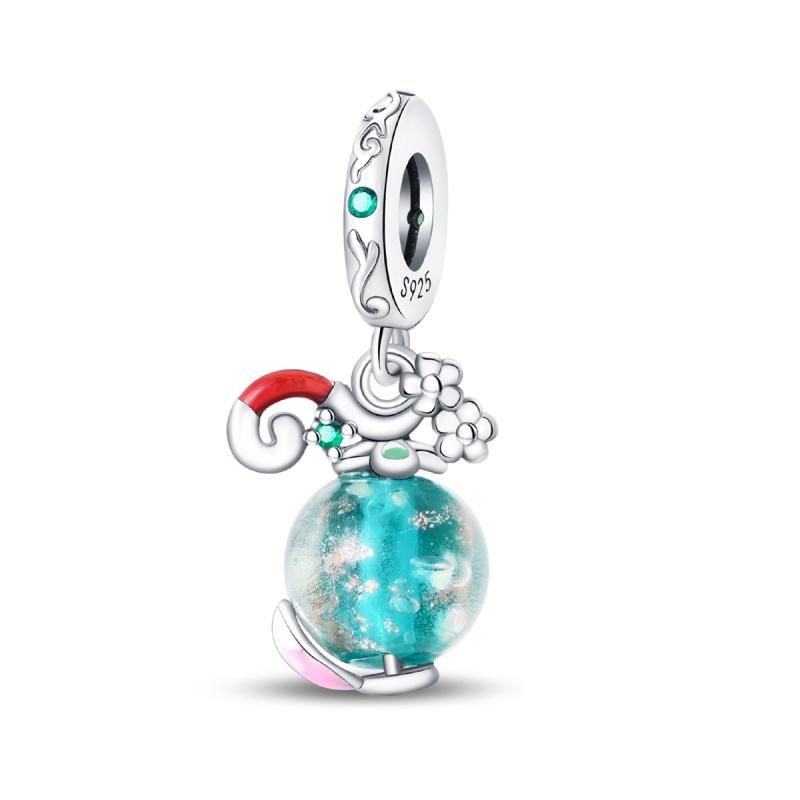 Newcopper Firefly Luminous Oil Lamp Pendant Matching Bracelet Original Women'S Jewelry Christmas Gift