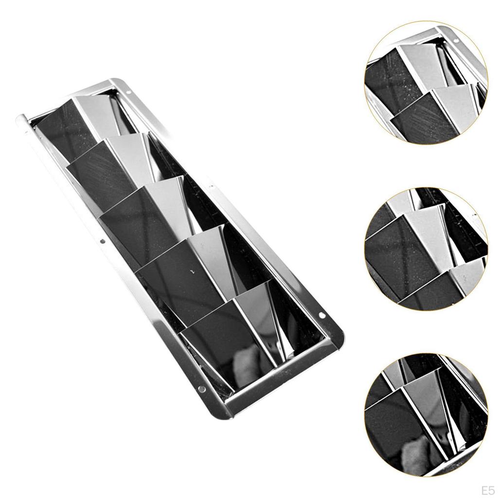 Air Vent Louver Cover for Marine Boat Installation and Ventilation