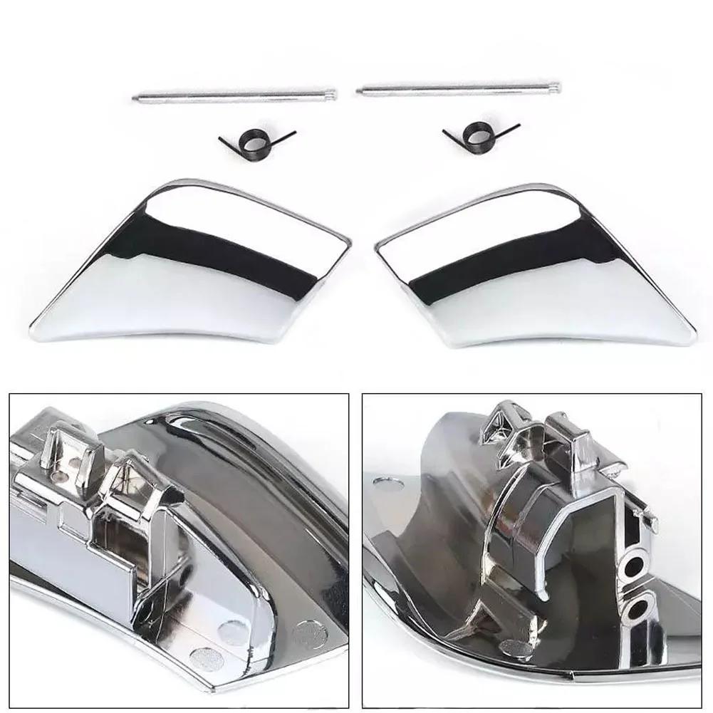 Car Interior Upgrade Car Seat Handle Down Handle Set Chrome Sliver Chrome Silver Color Direct Replacement Part
