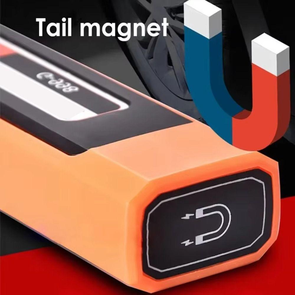 3 Lighting Modes USB Rechargeable Flashlight 270 Degree Rotating Emergency Light  Camping