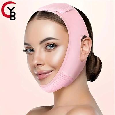 Yanbiguo Reusable V-Line Mask Facial Slimming Strap Double Chin Reducer Chin Up Mask Face Lifting Belt V Shaped Slimming Face