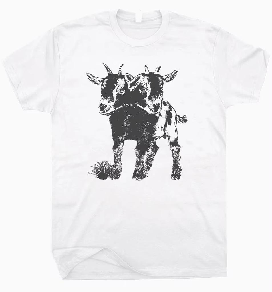 New Unisexs And Unisexs Versatile Tshirt Pattern Printed Summer Short Sleeve Street Style Casual Pure Cotton Clothing Tshirt