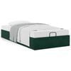 Ottoman Bed Without Mattress Dark Green 90 X 200 Cm Velvet