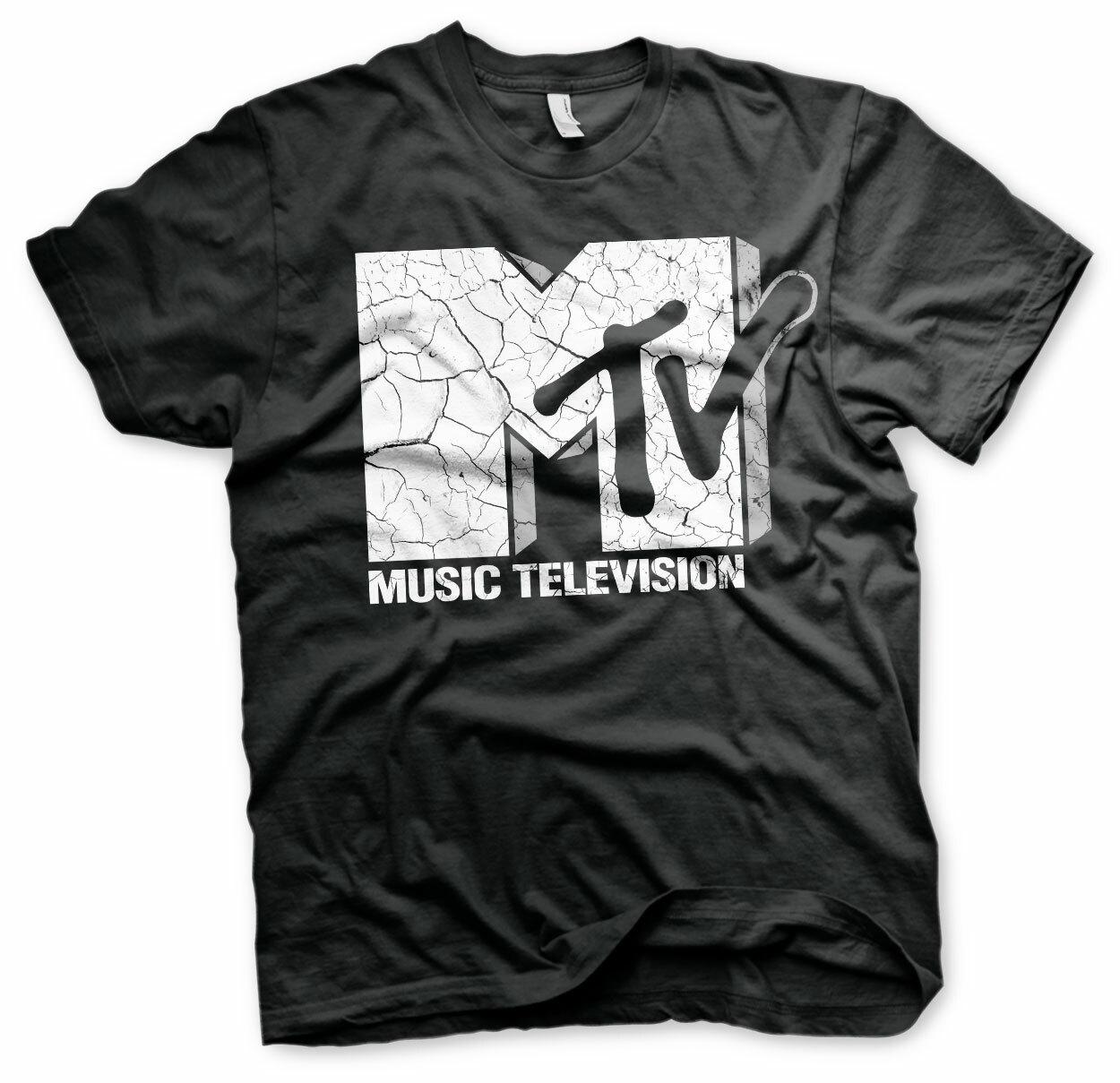 Licence Officielle MTV Craquage Logo Gros Grand 3XL 4XL 5XL Homme T-Shirt XL