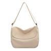 Soft Large Capacity Shoulder Bag Adjustable Strap Women Messenger Pouch Nylon Square Bag  Men