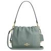 22 Brand Letter Logo Leather Handbag Women Handbags Gray-Green CT763-IMO4Q