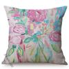 Vintage Florals Oil Painting Throw Pillow Case Nordic Glass Vase Art Sofa Decoration Cushion Cover Cotton Linen Pillowcase