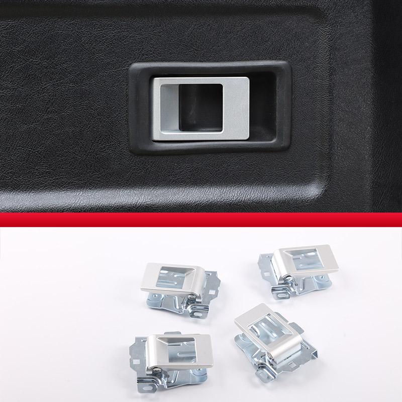 Aluminum Alloy Silver Car Inside Door Bowl Handle Decoration Cover For Land Rover Defender 90 110 2004-2018 Car Accessories