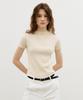 ARTID Cotton Rib Short Sleeve Knit_Butter
