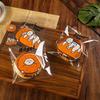 Cartoon Bread Storage Bags Self-Sealing Clear Plastic Packaging Bags For Sliced Bread Donuts Bagels Buns Resealable Bakery