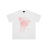 Pink Pig Funny Print Couple Tees Unisexs Womens Loose Casual Short Sleeve Crew Neck Cotton Tee Unisex Fashion Streetwear