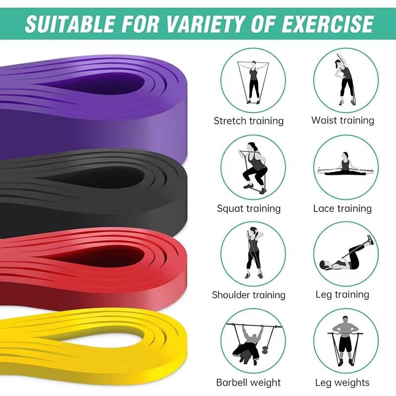 Robustes Latex-Widerstandsband, elastisch, für Krafttraining, Klimmzüge, Hilfsband, Kaugummi, Fitnessgerät, Stärkung des Zugs