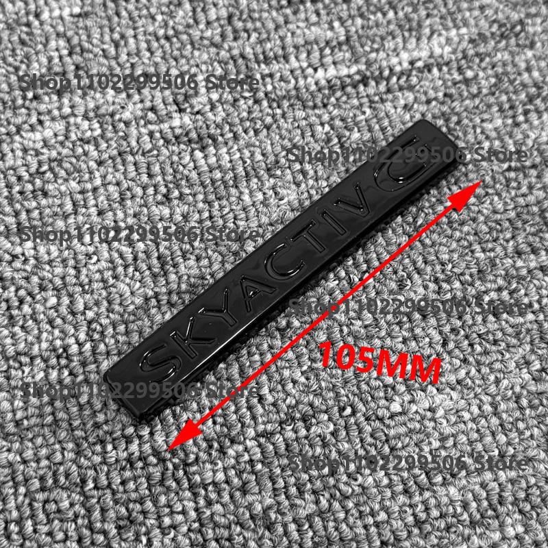 

ABS Emblem for Mazda 3 2019-2025 black Logo Car Front Grille Trunk Steering Wheel Rear Tailgate Badge Decal Creative Modfication
