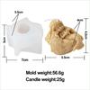 Mermaids Candle Silicone Mold Human Girl Soap Resin Plaster Mould Cake Chocolate Making Sleep Girl Statue Desktop Decor