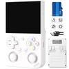 RG35XX Pro Portable Game Console Linux System IPSOCA Full Screen Vibration Motor WiFi Online Battle POR (RG35XX White)