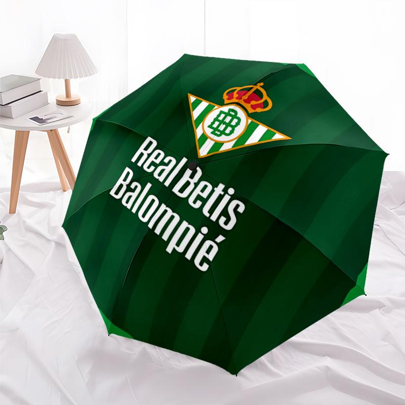Printed Football Club Logo Printed Folding Umbrella,Outdoor,Leisure,And Travel Umbrella,Durable Umbrella Fabric,Birthday And Holiday Gift