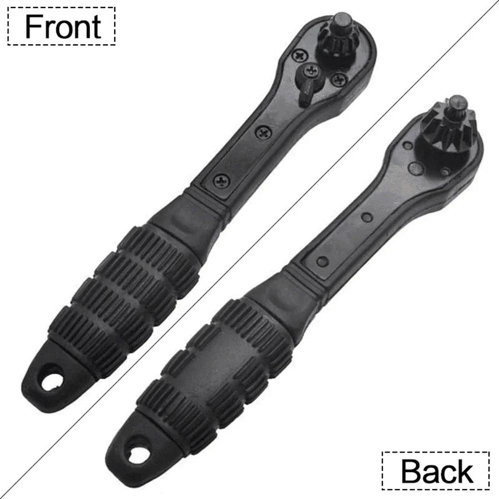 2-in-1 Bit Chuck Wrench Dual Ratchet Wrench 12.7mm 17.5mm Drill Press Clamping Tools Hand Tools