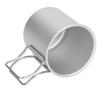 Camping Cup Aluminum Oxide Safe Ultra Light High Strength Picnic Water Mug with Foldable Handle for Outdoor Drinkware