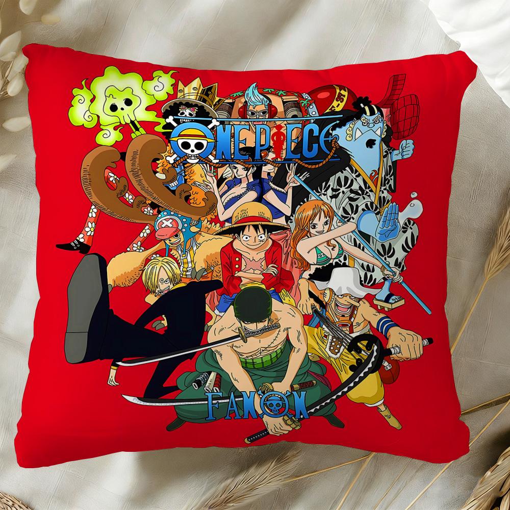Interior Decoration Anime O-Ones P-Pieces Pillow Covers Decorative Sofa Cushions Cover Ornamental Pillows For Living Room Sofas