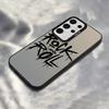 Coole Rock Roll Musik Handyhülle Für Samsung Galaxy S25 Edge S24 S23 S22 S21 S20 Ultra Funda Silikon Silberne Hülle